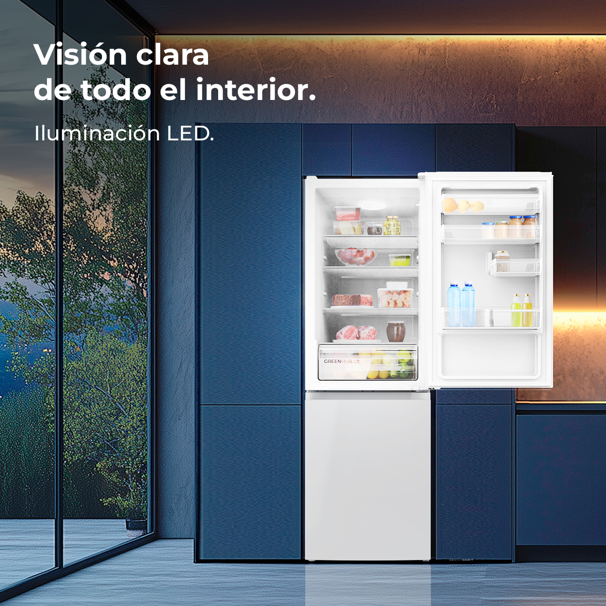 Bolero CoolMarket Combi 296 DF White | Envío, instalación y retirada RAEE gratis – foto detalle 3